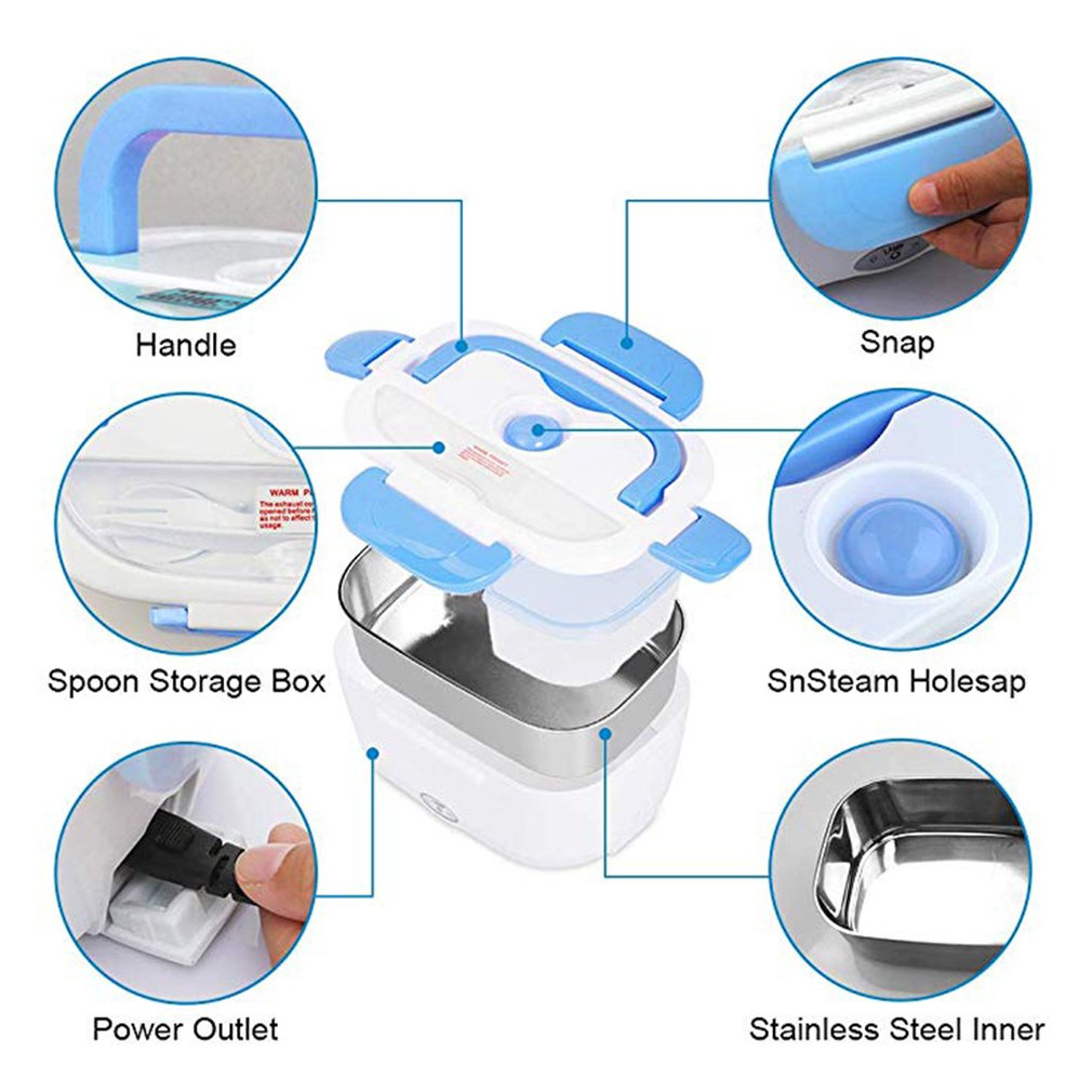 Thermic Dynamics Lunchbox Electric Lunch Box Car Power Supply Convenient Easy to Heat Circulation Heating