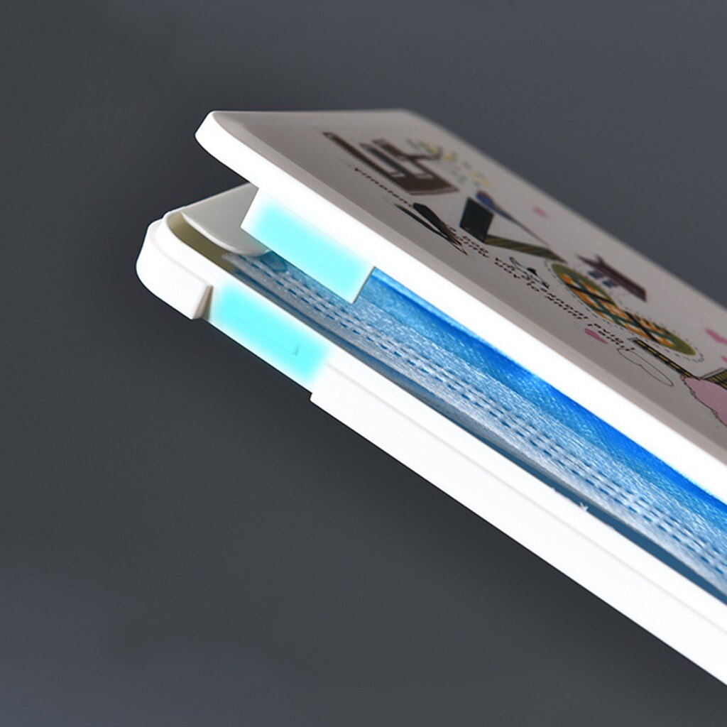 Mask Storage Box Mask Save Portable Storage Box With Lid That cute cartoon Can Carry Masks Organizer boîte de masque enregistrer