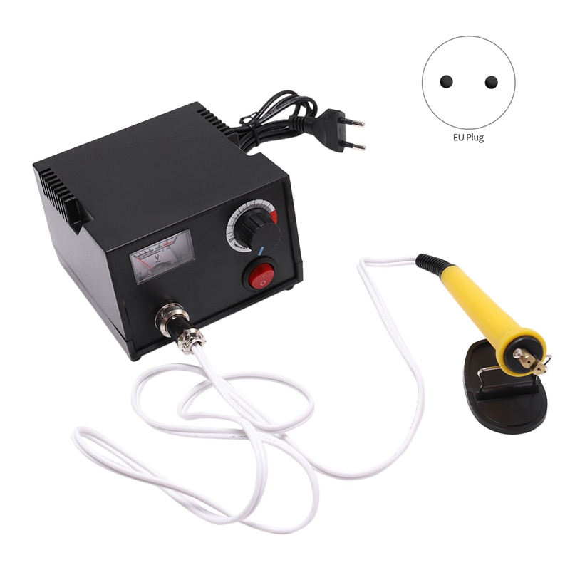 Prise ue, 220V température réglable brûleur à bois pyrogravure stylo Machine à brûler gourde artisanat ensemble d'outils avec fil de soudage
