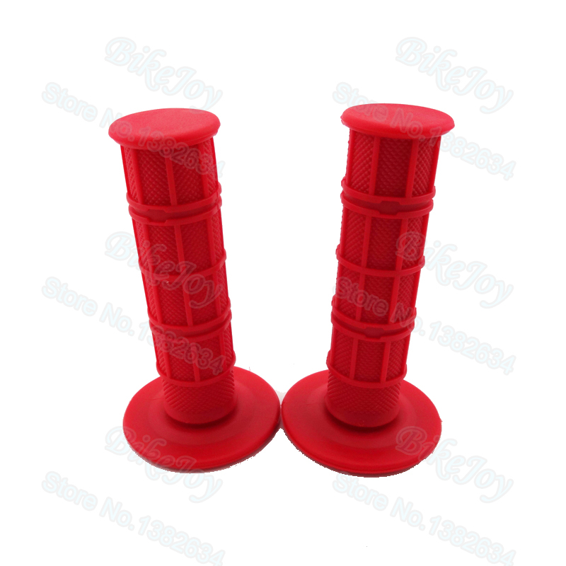 Universale 7/8 "22 Millimetri di Gomma Morbida Manubrio Manopole a Molla Rosso per 125cc 140cc 150cc 160cc Ssr Orion Pit Dirt Bike atv Quad Moto