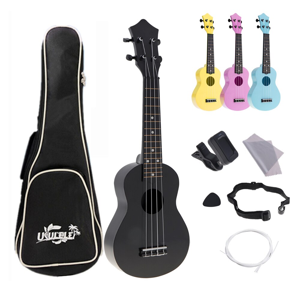 21 Inch Sopraan Akoestische Ukulele Kleurrijke Abs Plastic 4 Snaren Hawaii Gitaar Musica Instrument Voor Kinderen En Muziek Beginners: 2