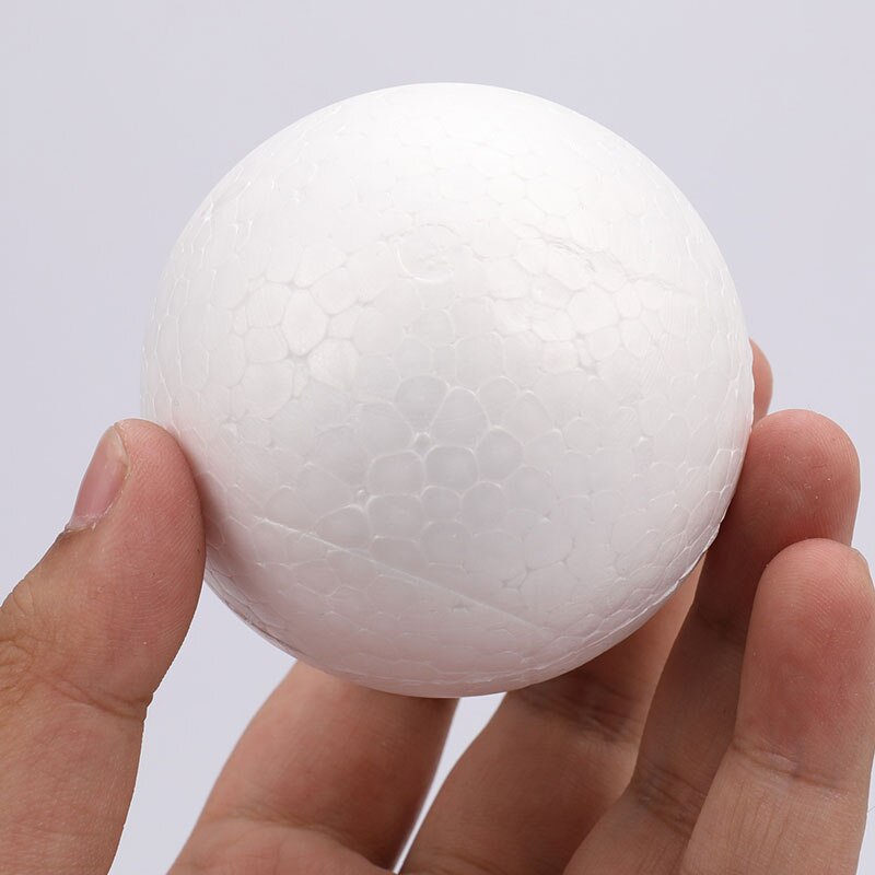 10Pcs/lot White Craft Balls 7cm Polystyrene Styrofoam Foam Ball For DIY Christmas Party Wedding Decoration Supplies