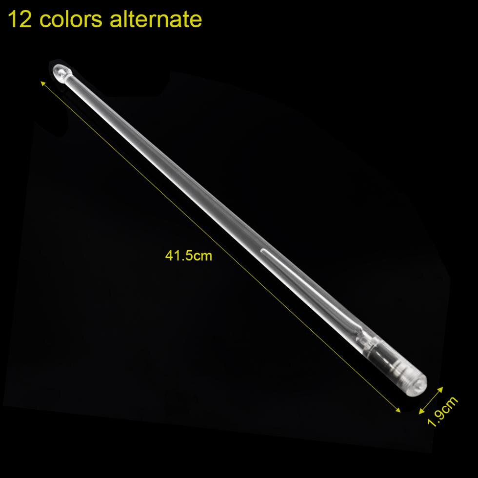 Bacchette LED Luminose Muzcym 4 Pezzi – Materiale Polimerico Robusto, Attivazione A Scossa O Movimento, Testa Smerigliata, Impugnatura Antiscivolo – Per Batteria Jazz, Elettronica E Muta – Effetti Brillanti Per Concerti Notturni