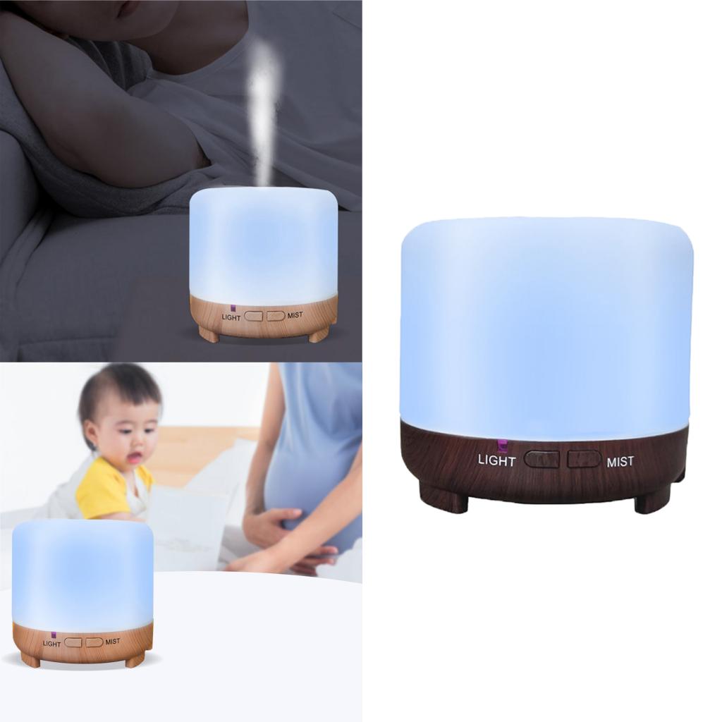 Air Diffuser Aroma Essentiële Olie Mist Luchtbevochtiger 7 Kleuren Led Thuis