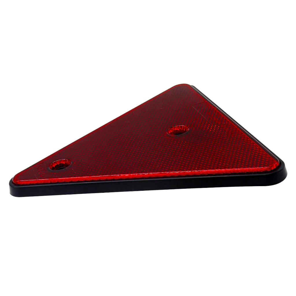1 Pcs Triangle Warning Reflector Vehicle Stop Warning Sign Red Safety Reflective Sign Board Truck/Trailer Etc Plate Rear Light