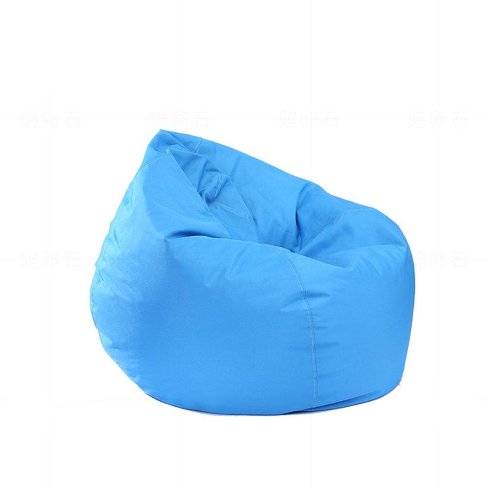 Large Bean Bag Gamer Beanbag Adult Outdoor Gaming Garden Big Arm Chair Unfilled Lounge Home Soft Lazy Cozy Single Sofa Cover: aqua blue