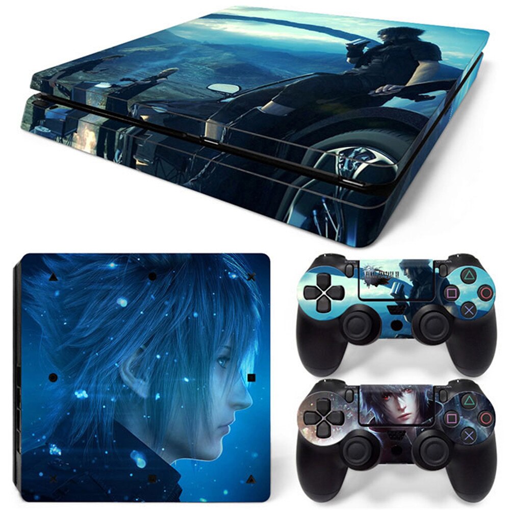 Nuovo Della Copertura Della Protezione Per PS4 Slim S Console & Controller Decalcomania Del Vinile Autoadesivo Della Pelle: TN-PS4Slim-6416