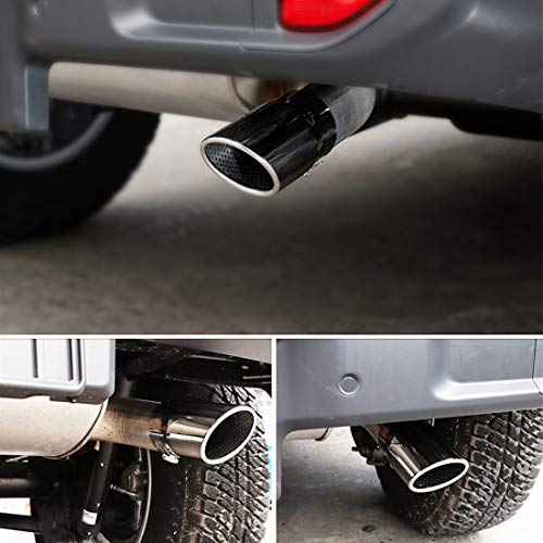 for Jeep Wrangler JL Tail Exhaust Pipe Rear Throat Stainless Steel Chrome Car Exterior Accessories Stylings