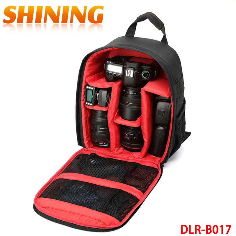 Patroon DSLR Camera Tas Rugzak Video Foto Tassen voor Camera d3200 d3100 d5200 d7100 Kleine Compact Camera Rugzak Tas