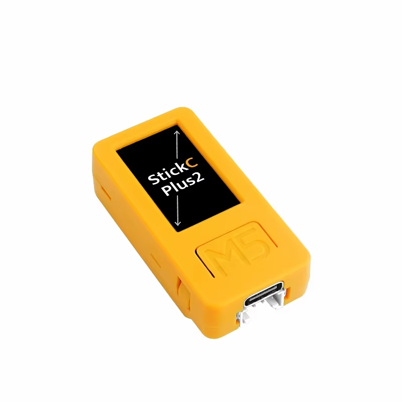 M5Stack Oficial M5StickC PLUS2 ESP32-PICO Mini IoT Kit de Desarrollo IR y WiFi Controlador IoT con Pantalla TFTS de 1,14 Pulgadas: Beige