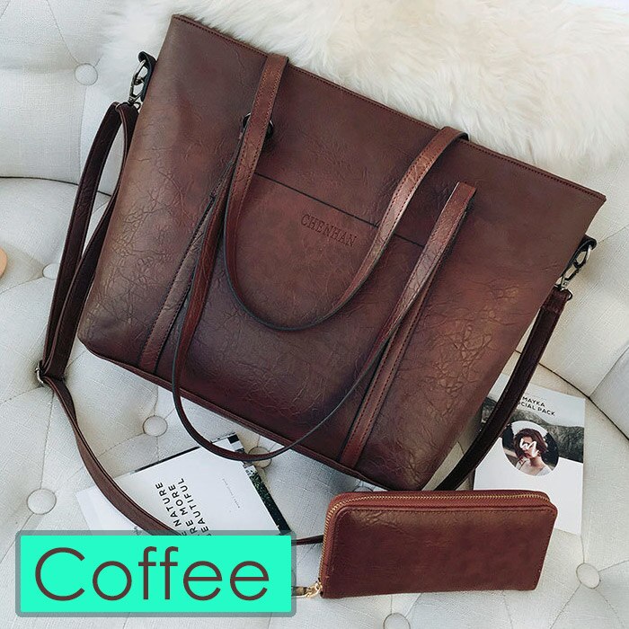 ZMQN Handtaschen frauen Leder Vintage Weibliche Tote Umhängetaschen Für Frauen Große Kapazität Geldbörsen und Handtasche Bolsas Femininas C664