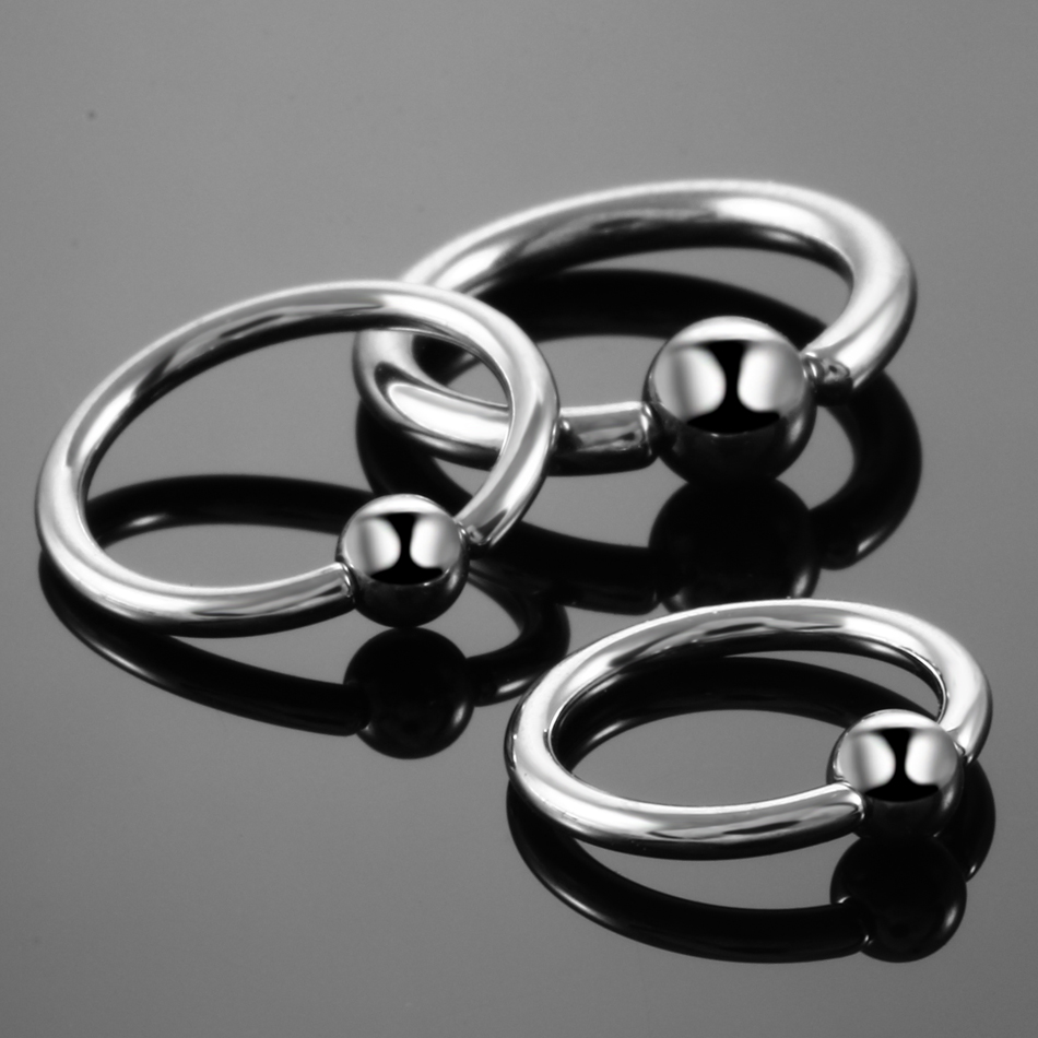 10pc Titan Captive Perlen ring 20g 14g Kugel verschluss Ring Septum Piercing Nasenring Frauen Ohr Knorpel Tragus Piercing Schmuck