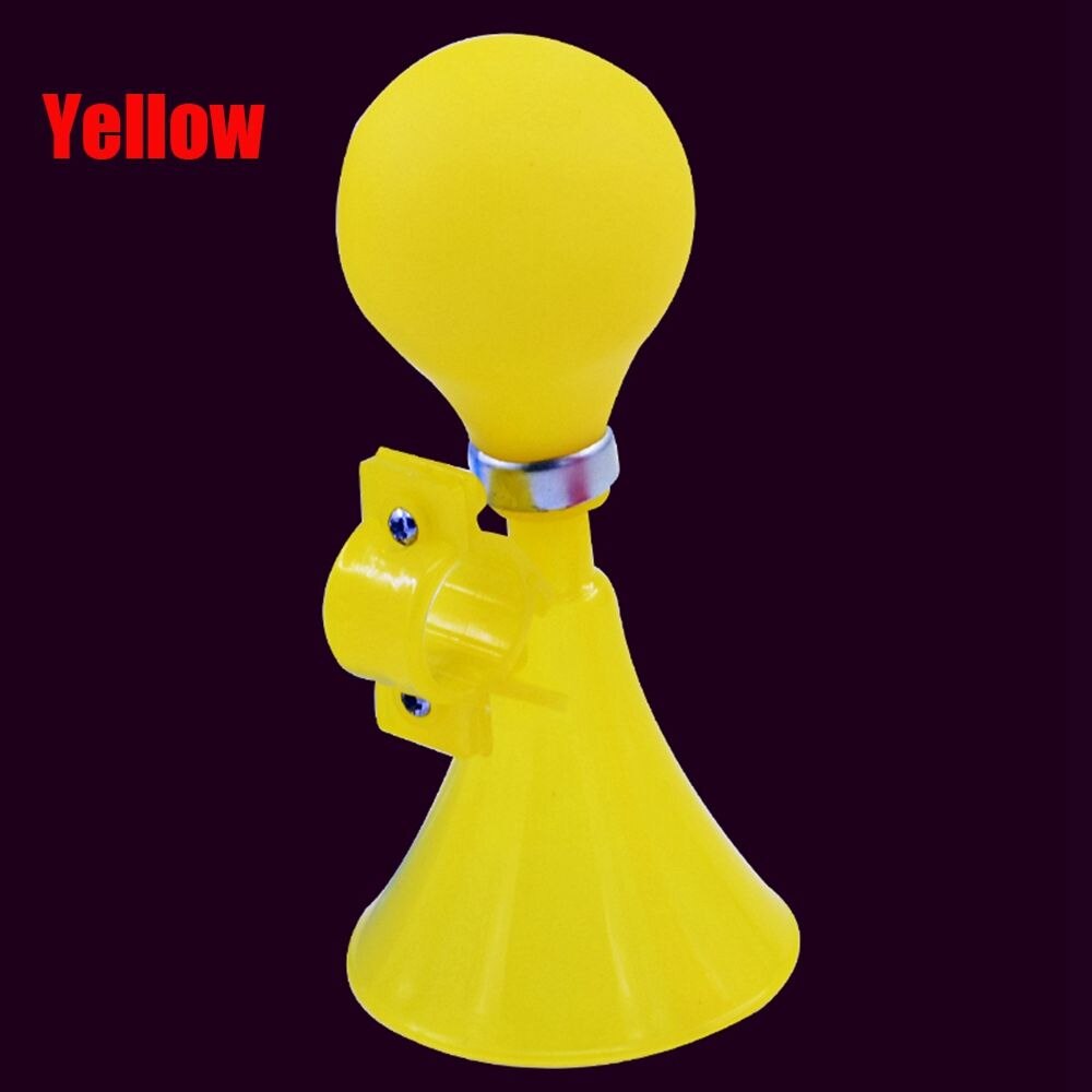 Fietsbel Luid Bike Air Horn Veiligheid Road Fiets Kinderen Fiets Stuur Bell Ring Fiets Accessoires Fiets Bells: Yellow