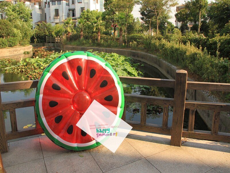 Günstige preis aufblasbare wassermelone wasser Schwimmbad schweben Floß/wassermelone aufblasbare Schwimmbad schweben