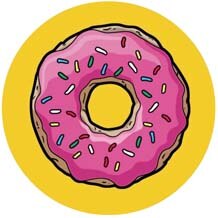 Donut Patroon Voor Telefoons Попсокет Ronde Telefoon Ring Vinger Holder Uitbreiden Stand Grip Pocket Socket: Choose 3