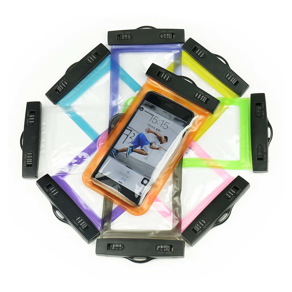 1 sztuka 5.5 cal etui na telefon komórkowy wodoodporna torba podwodne suche skrzynki pokrywa dla kajak kajak flisactwo obóz pływanie dryfować