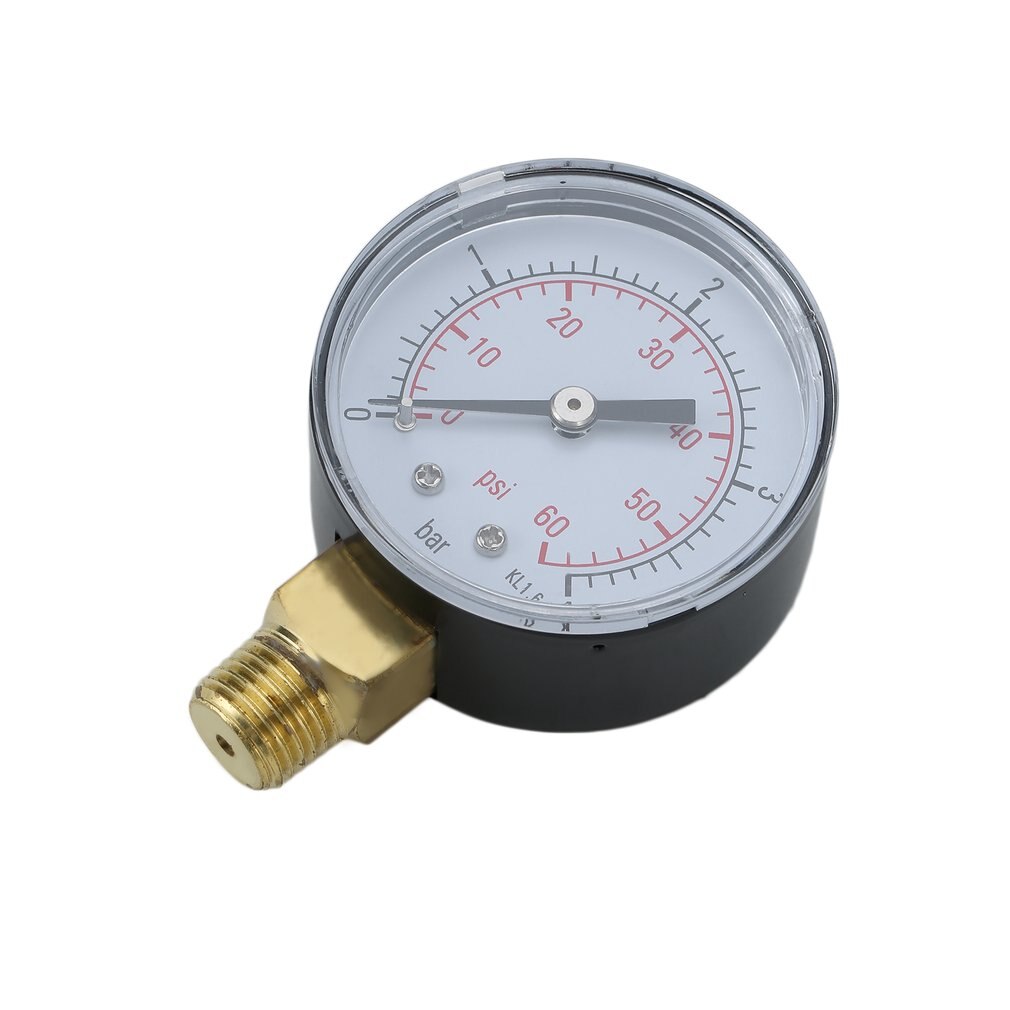 2" Dial Display Dry Utility Digital Vacuum Pressure Gauge 1/4" NPT Lower Mount -30HG/0PS Pressure Meter Gauge Manometers