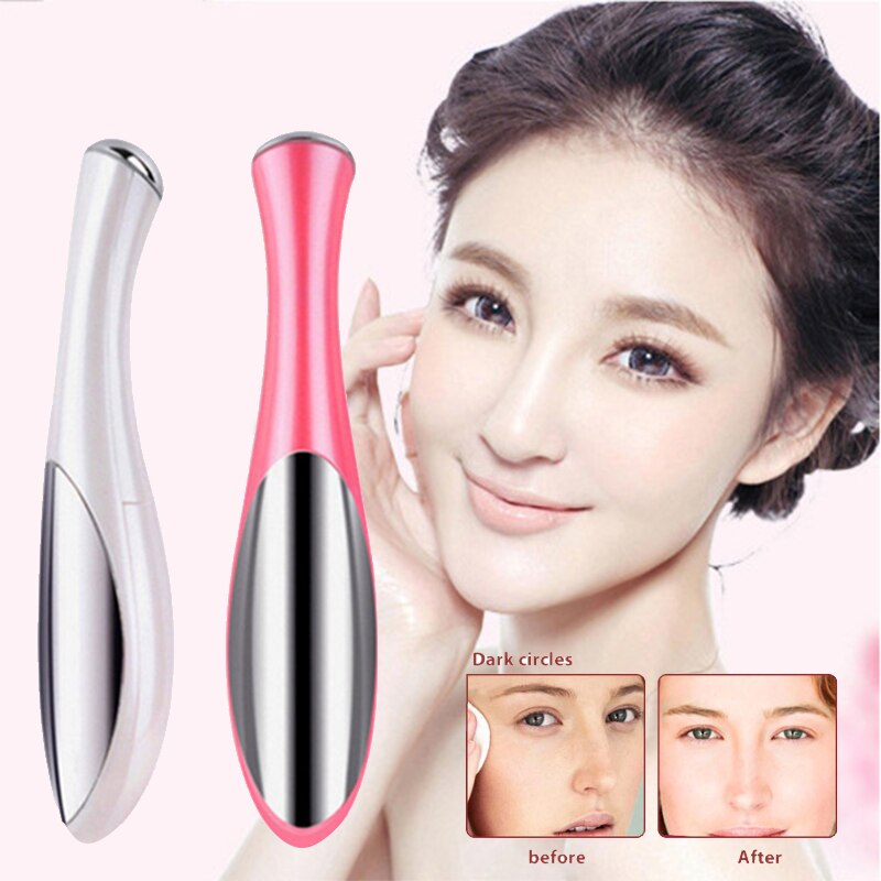 Elektrische Thermische Eye Massager Eye Care Beauty Instrument Apparaat Verwijderen Rimpels Donkere Kringen Wallen Massage Ontspanning Tool