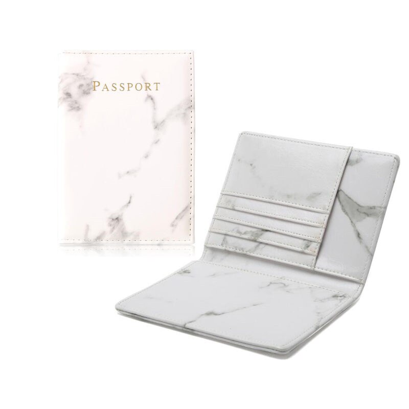 Mode Reizen Vintage Zaken Passport Covers Holder Multi-Functie Id Bank Card Pu Leather Wallet Case Travel Accessoires