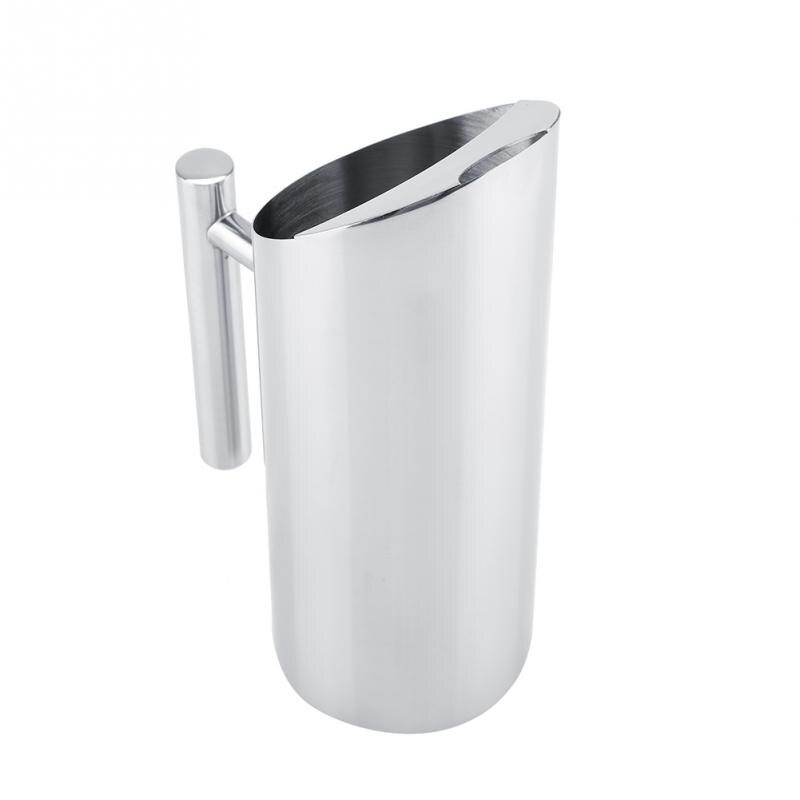 Zerodis-Jarra de agua fría de acero inoxidable, tetera recta resistente al hielo, herramientas para beber en el hogar, hervidor de agua
