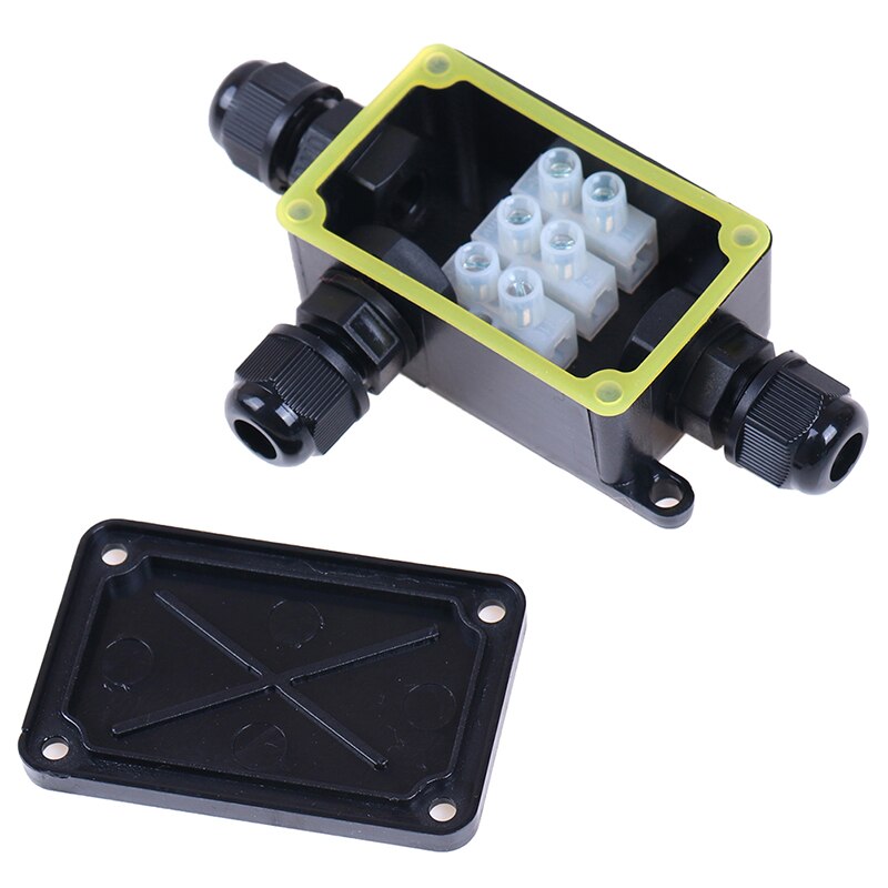 IP68 IP66 2 Way 3 Way Waterproof Electrical Junction Box For Outdoor Lighting Cable: 3 Way IP66