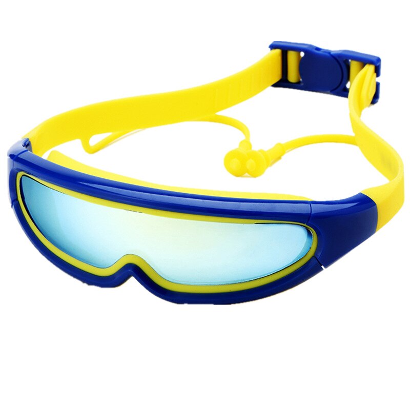 Store ramme svømningsbriller børn anti-tåge uv børn vandtætte svømmebriller barn svømmer briller