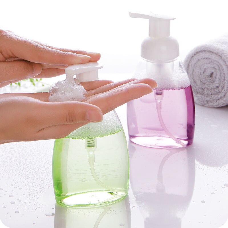 Håndholdt gennemsigtig tom containerflaske shampoo dispenser flydende sæbe rejse pot hånd sanitizer holder badeværelse tilbehør