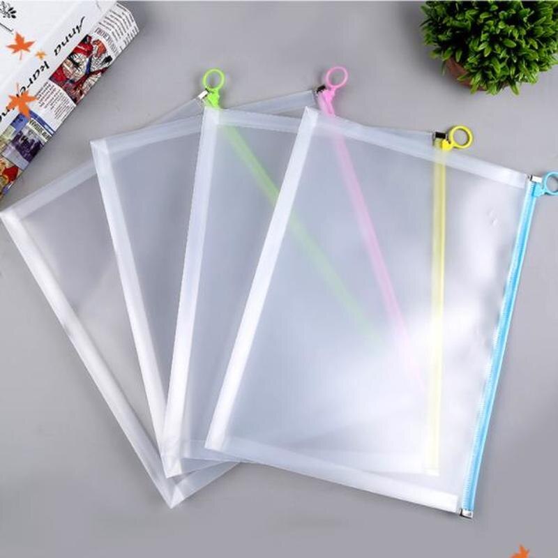 File Folder A4 Thick Waterproof Information Bag Desk Organizer Information Book File Bag Large Capacity File Organizer Folder