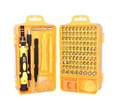 Qsupokey 115in 1 skruvmejsel uppsättning skruvmejsel bit uppsättning multifunktion precision mobiltelefon reparationsenhet handverktyg: B