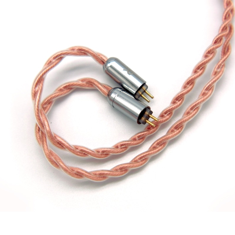 FAAEAL 4Core High Purity Copper cable with 2Pin/MMCX Connector 3.5/2.5/4.4mm Gold-plated plug Earphone Upgrade Cable For TFZ/TRN