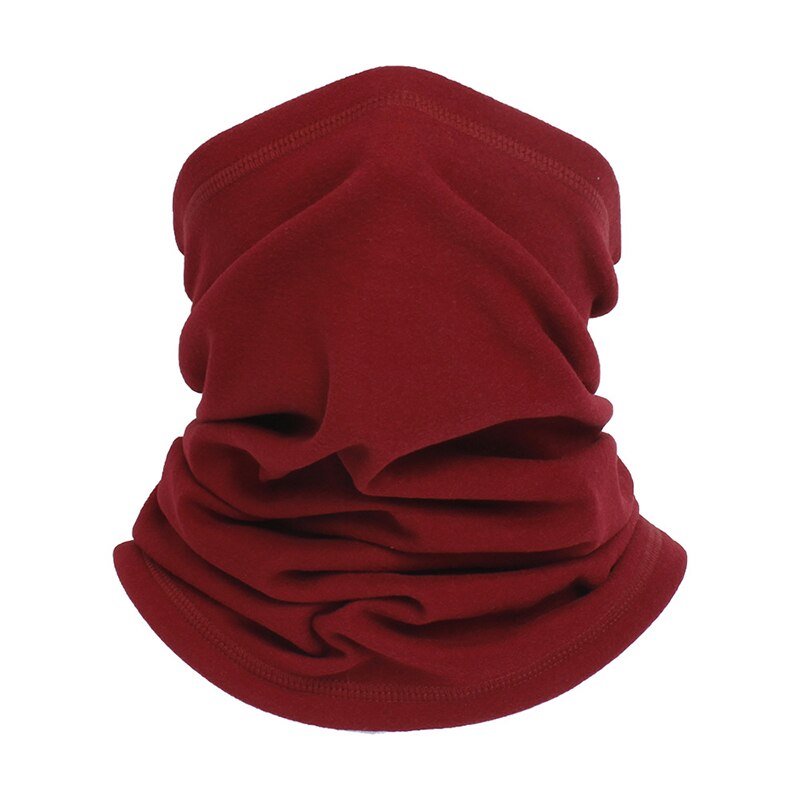 Vinter tørklæde rør gamacher termisk tørklæde ensfarvet hals varmerehalv ansigtsmaske coverbandana efterår tørklæde multifunktionel hals
