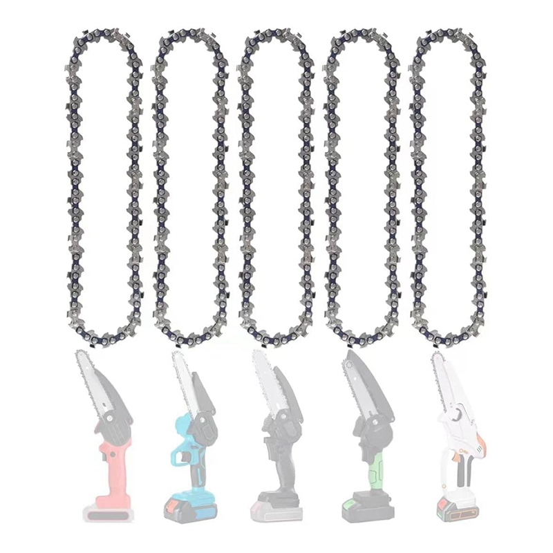 (5 Pack) Stihl Kettingzaag Ketting Voor Draadloze Elektrische Draagbare Alle 6 Inch Mini Kettingzaag Geleidezaag Ketting 6 Inch