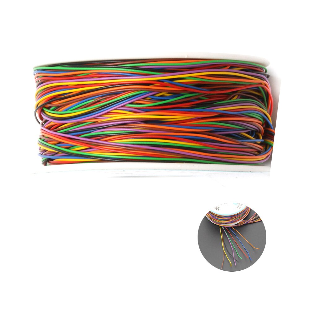 820 Feet 30AWG Single Driver PVC Insulation Cable Roll Wrapping Wire Tinned Copper Electronics-Salon Air Line For Monitors