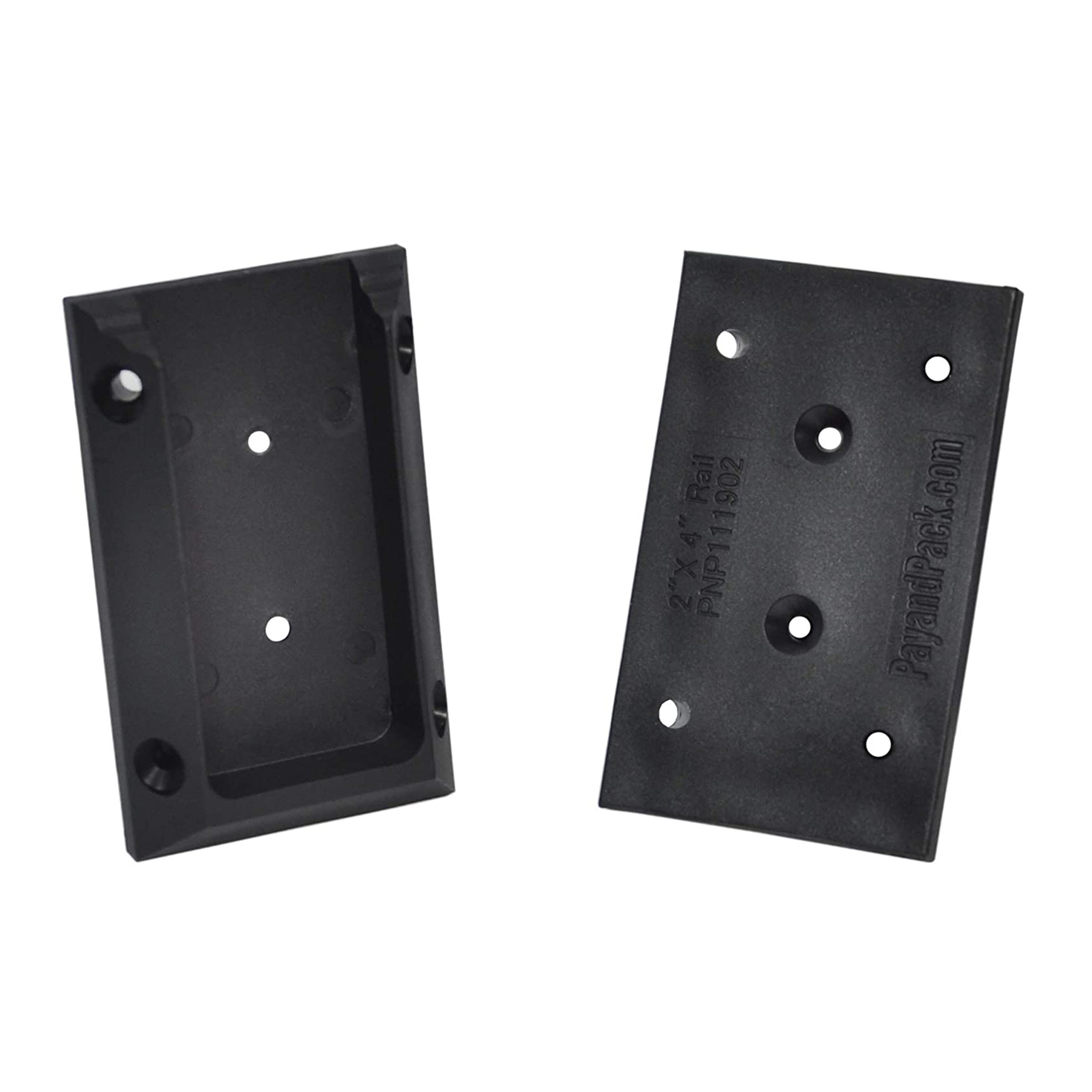 Myard PNP111902 Deck Railing Connectors with Screws for 2x4 (Actual 1.5x3.5) Inches Stair Wood Handrail