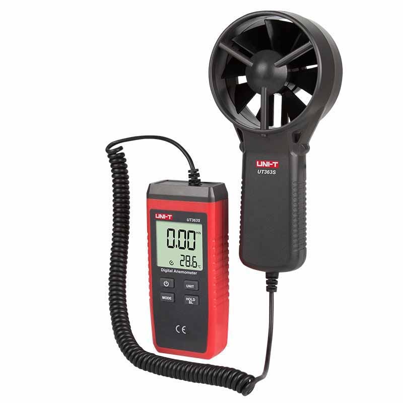 UNI-T UT363S Mini Anemometer Digitale Anemometer Digitale Thermometers Diagnostic-Gereedschap Wind Air Gauge Meter