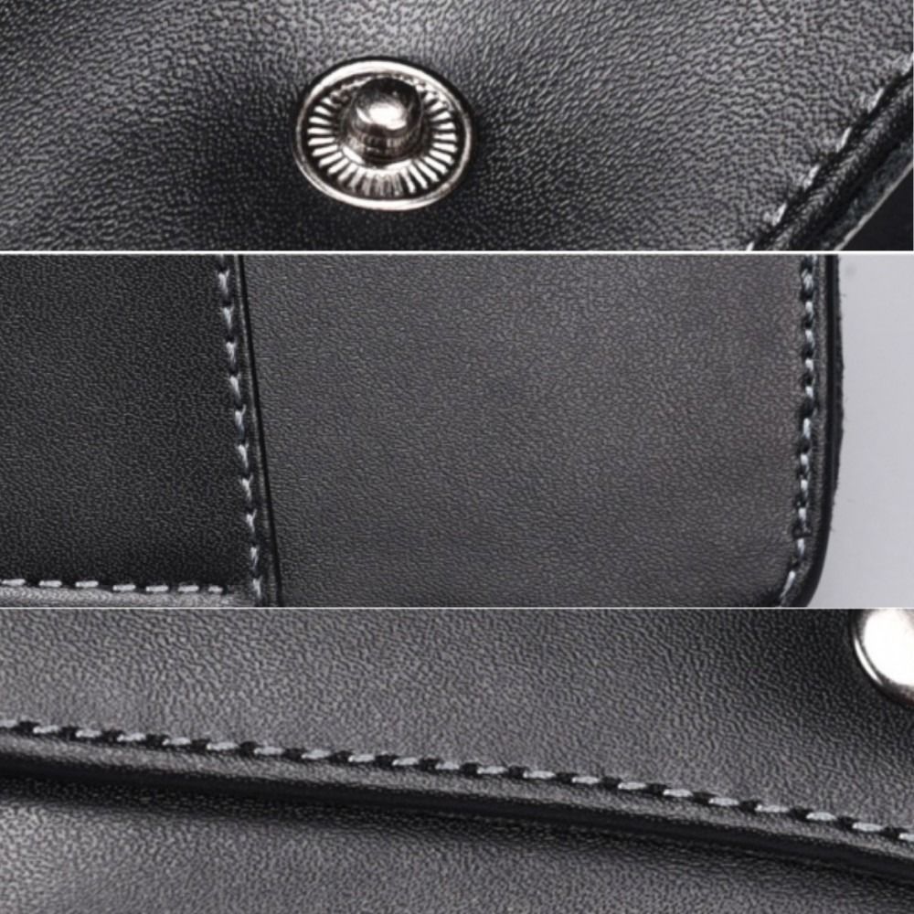Luxe riem draagbare PU-brillenkoker heren draagbare lederen leesbril opbergdoos telefoontassen en gereedschapsdraagtassen
