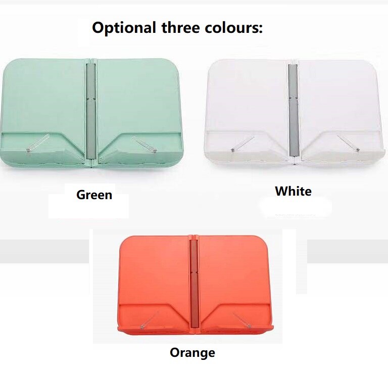 Foldable Portable Reading Rack Eye Protection Book stand Document Holder for Office School Home Adjustable Angle Desk Book Rack