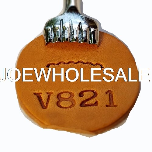 Nahkatyöpainatustyökalut  v821/v462/v715/707/745, nahkaista metallileimasinta: V821