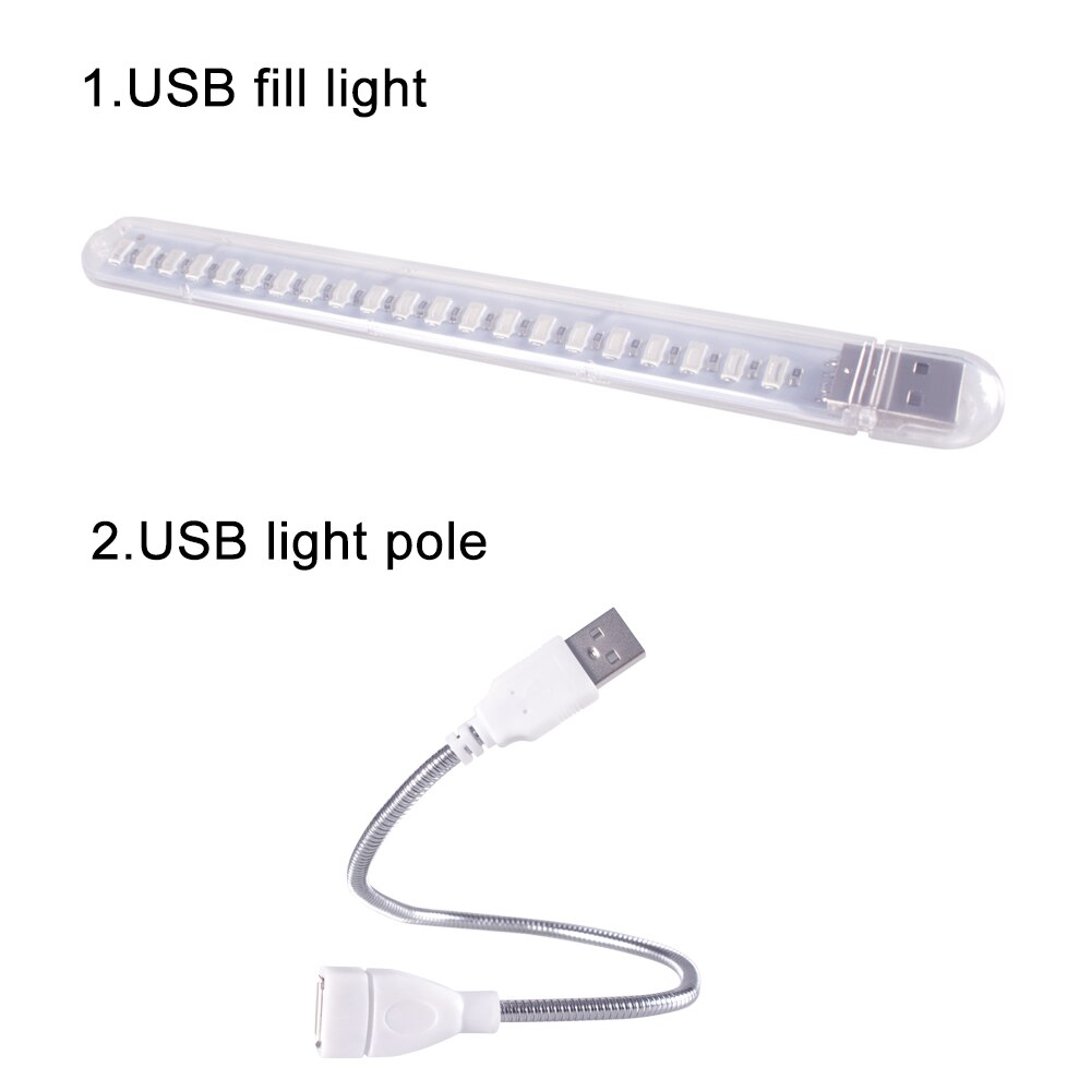 USB LED plant growth light full spectrum plant growth light portable flexible hose plant light seedling flower growth: Type 2