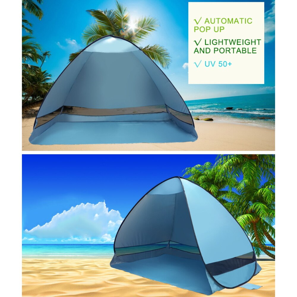 2 person bærbart telt instant pop up telt vandtæt automatisk udendørs vandreture camping telt