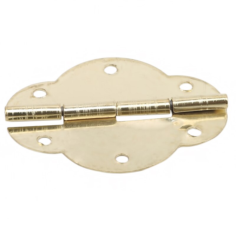 Mini Schmetterling Tür Scharniere Gold Silber Bronze- Schrank Schublade Schmuck Kasten Schmücken Scharnier Für Möbel Hardware-: klein Gold