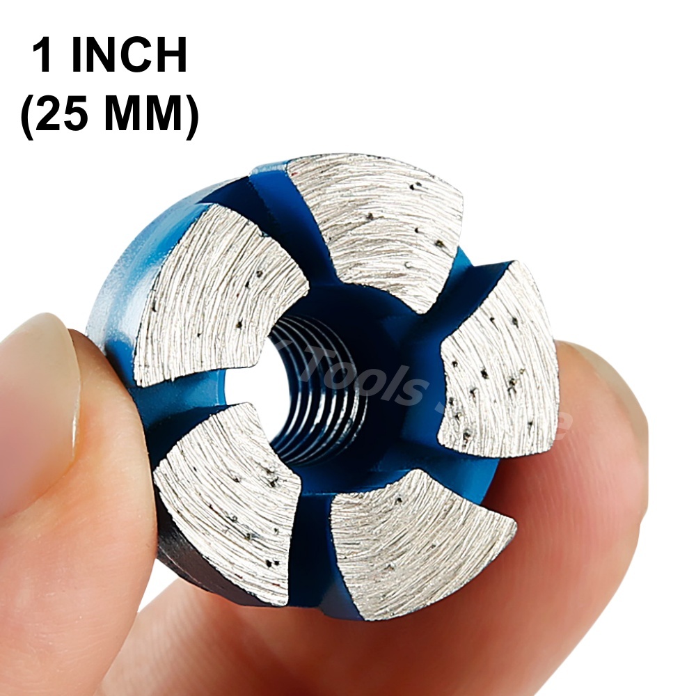 25mm Diamond Concrete Grinding Wheel Turbo Segment Angle Grinder Wheel for Concrete Stone Masonry 2” Diamond Cup Grinding Wheel: Brown
