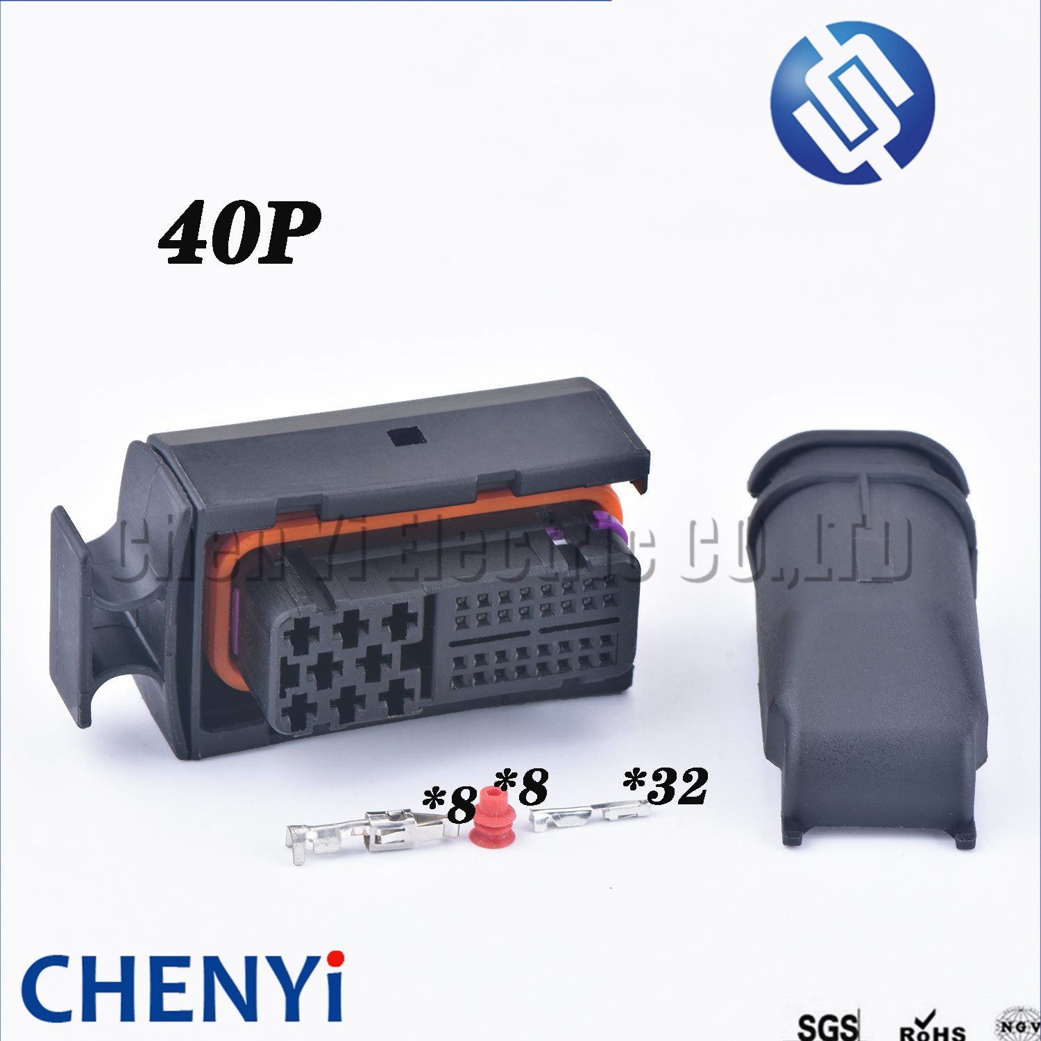 Connecteur ECU pour système de contrôle informatique, 40 broches, 81 broches, 121 broches, 038906ino 9B 038 906 379 B 1J0906385C 1J0 906 385C 1241434-1: vert militaire