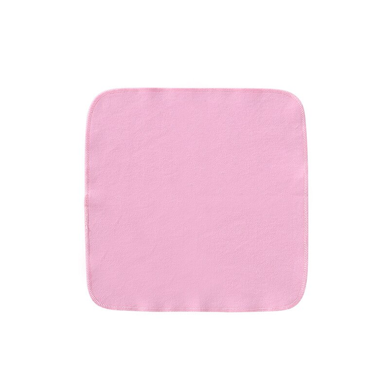 5 sztuk/partia niemowlę Handdoek czysty Kleur Effen niemowlę Kleine Handdoek dla dziecka Vierkante Handdoek niemowlę Zakdoek śliniaczek: Różowy
