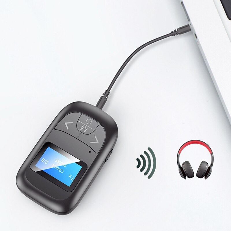 Bluetooth Adapter Bluetooth Ontvanger Zender 2 In 1 Bluetooth 5.0 Draadloze Audio Zender Ontvanger