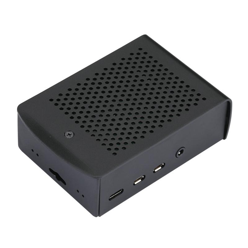 Raspberry Pi 3 modelo B Plus funda negra de Metal de aluminio verde y plata caja RPI 3 Compatible con Raspberry Pi 3 modelo B
