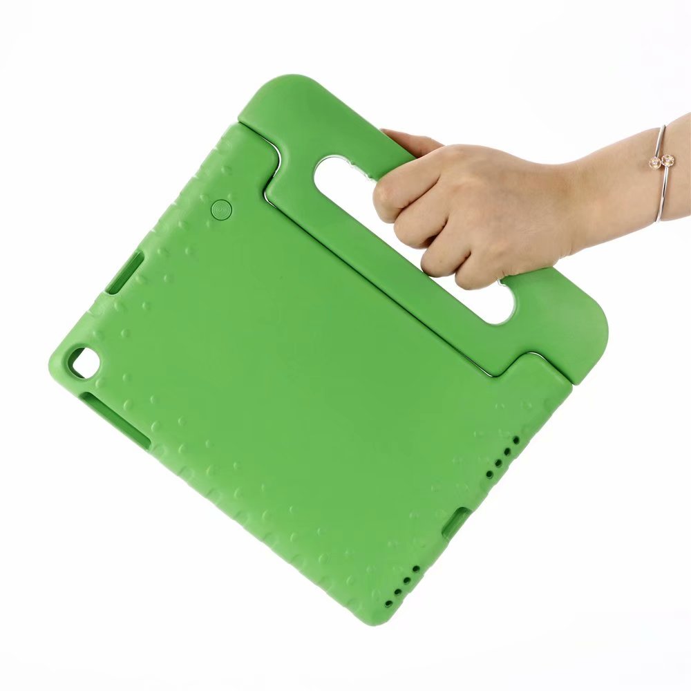 Para Samsung Tab A 10,1 Funda niños SM-T510 T515 A prueba de golpes EVA Funda para Samsung Galaxy Tab A 10,1 soporte con asa Funda: Verde