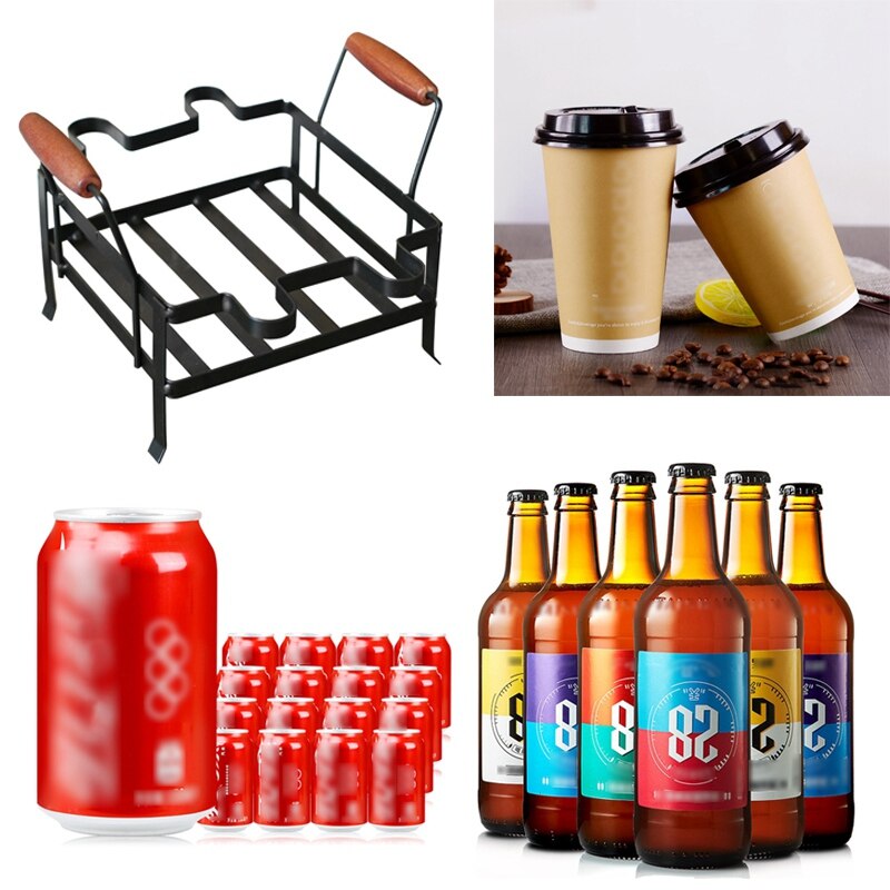 Jern kaffekopp håndtak kurv kaffekopper avløp organisator holder rack kjøkken stue tilbehør