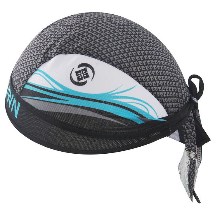 CKAHSBI Outdoor kolarstwo sportowe czapka Quick Dry pałąk rower jazda bandany szalik lato kobiety mężczyźni czapka do biegania nakrycia głowy: Create a God Blue