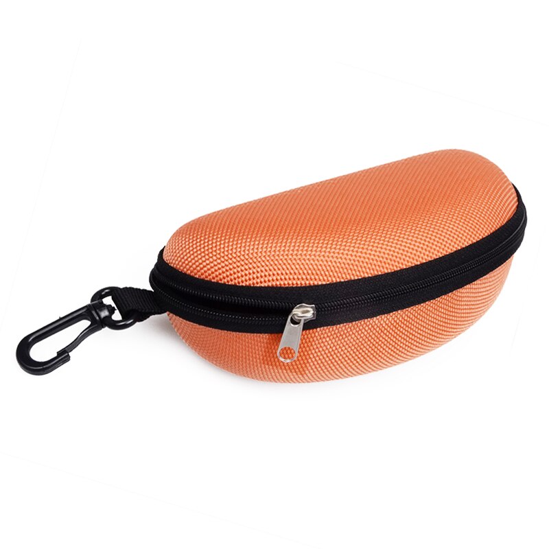 11 Kleuren Zonnebril Leesbril Draagtas Hard Zipper Box Travel Pack Pouch Blauw Licht Blokkeren Bril Case: Orange